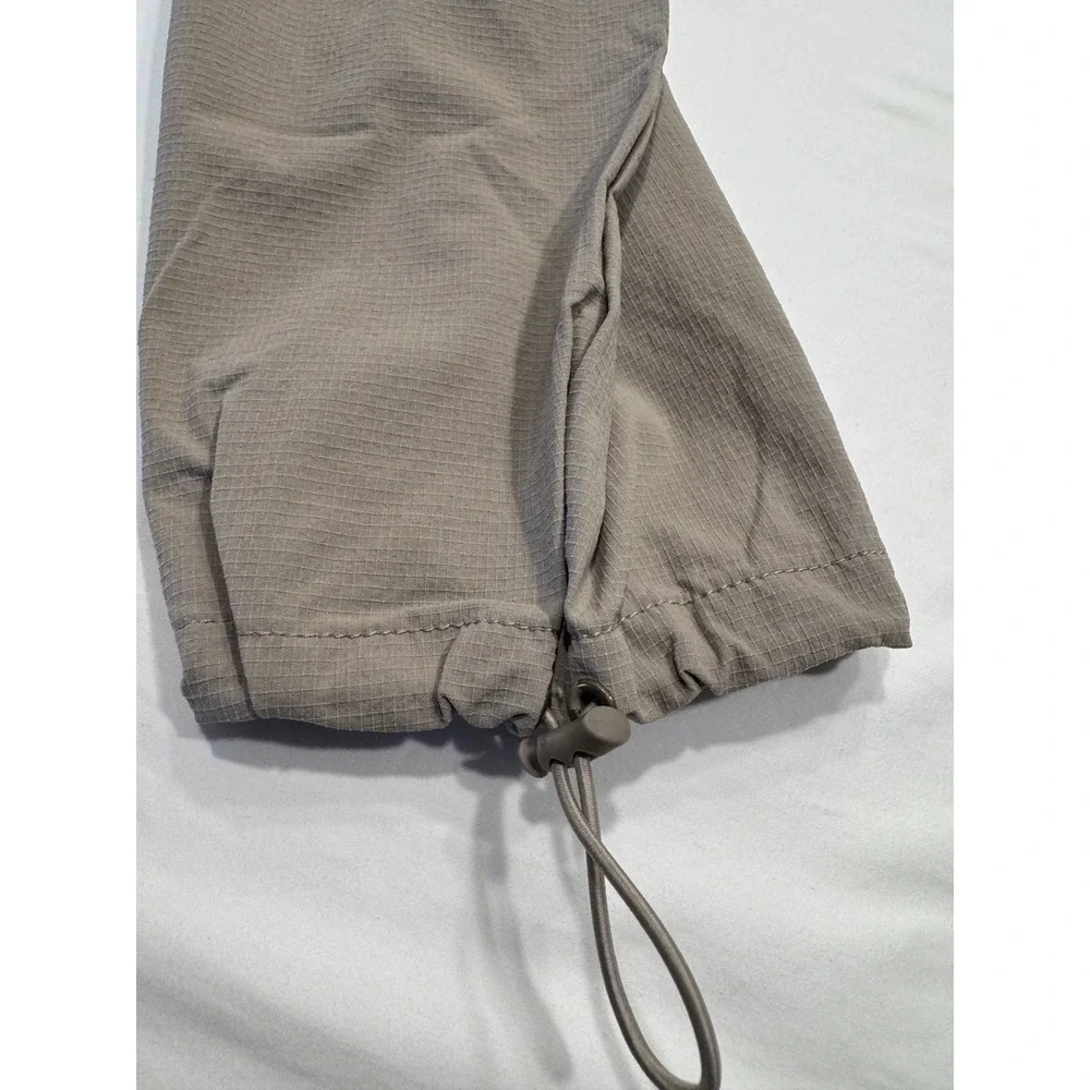 Banana Republic‎ Relaxed Tapered Fit Pants Size XL Khaki Mid Rise Drawcord Hem